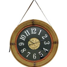 Avensyy Saat Çarklı Askılı Duvar Saati Dekoratif Ev Ofis Hediyelik