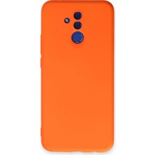 Eco Port Huawei Mate 20 Lite Kılıf Nano Içi Kadife Silikon - Turuncu