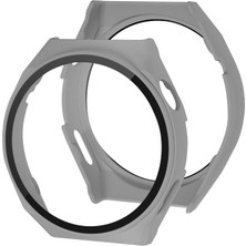 Eco Port Huawei Watch Gt2 Pro 46MM Dota Camlı Kasa Ekran Koruyucu - Gri