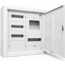 Yılpa Trifaze 30’lu Sigorta Sıva Üstü Elektrik Panosu | Yerli Üretim | Dayanıklı Sac