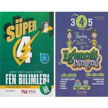 Lodos Yayınları Nitelik 4. Sınıf Fen Bilimleri Yeni Nesil Süper ve Lodos Eğlenceli Paragraf Soru Bankası Seti 2 Kitap