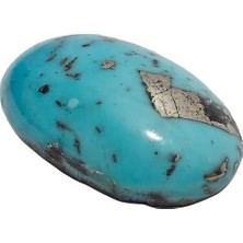 Hasyılmaz Doğal Iran Nişabur Firuze (Turkuaz) Taşı 51,1 Karat - 10,2 Gram T007