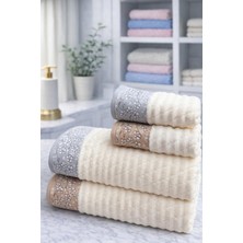 Özdilek Ochiba Best Set (Hamam Takımı) Gri-Bej