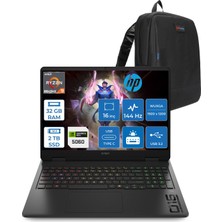 Hp Omen Amd Ryzen 9 8940HX 32GB 2tb SSD 8GB/RTX5060/130W 16" Wuxga 144Hz 300NITS %62,5 Srgb Windows 11 Home Gaming Bilgisayar C39JFEAH11 + Zettaçanta