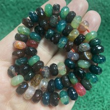 Rondela Mix Akik Taşı 10 mm