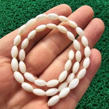 Arpa Beyaz Sedef Taşı 5X10 mm