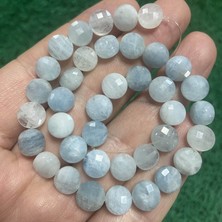 Tablet Akuamarin Taşı 8 mm