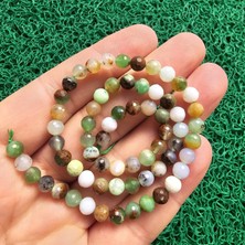 Damla Faset Krizopras Taşı 6 mm