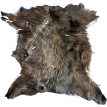 Naturel Doğal Desenli Boyasız Dekoratif Oğlak Postu - Doğal Oğlak Postu