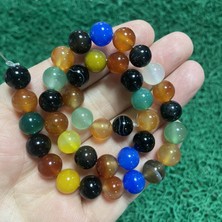 Küre Mix Akik Taşı 10 mm