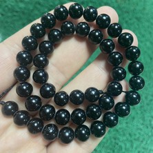 Küre Siyah Turmalin Taşı 8 mm