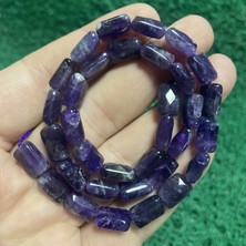 Dikdörtgen Ametist Taşı 10 mm