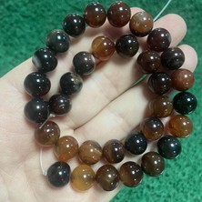 Küre Kahve Akik Taşı 12 mm
