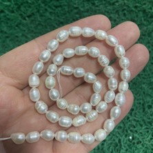 Oval Doğal Inci 6 mm