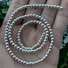 Küre Parlak Gümüş Hematit Taşı 4 mm