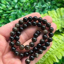 Küre Gold Obsidyen Taşı 8 mm