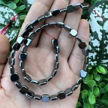 Ezik Kare Füme Hematit Taşı 3x8 mm