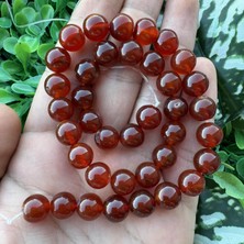 Küre Koyu Karnelyan Akik Taşı 10 mm