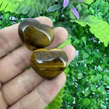 Büyük Kalp Kaplan Gözü Taşı 3 cm Adet