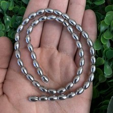 Arpa Gümüş Hematit Taşı 5x8 mm