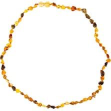 Ham Bal Renkli Amorf Yetişkin Kehribar Kolye