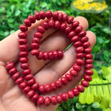 Rondela Doğal Mercan Taşı 8x5 mm