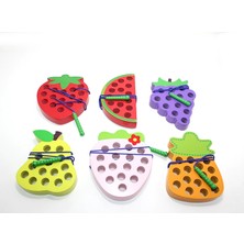 Dinç Store 44 Eğitici Ip Geçirme Oyunu 93-1450 DINÇSTORE-4522