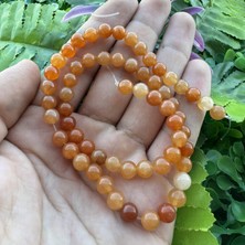 Küre Dizi Turuncu Aventurin Taşı 6mm