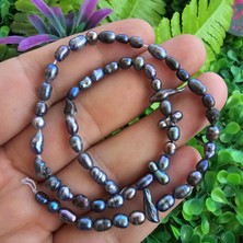 4 mm Arpa Doğal Siyah Inci