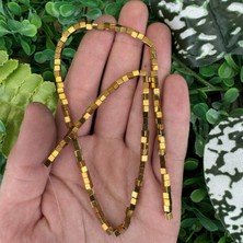 Küp Gold Hematit Taşı 3x3 mm
