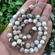 Küre Dentritli Opal Taşı 8 mm