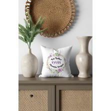 Qoeuyl Boutique En Iyiler Eylülde Doğar Baskılı Doğum Günü, Eş, Sevgili, Arkadaş Hediye Saten Mini Dekoratif Yastık