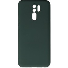 Eco Port Xiaomi Redmi 9 Kılıf Nano Içi Kadife Silikon - Koyu Yeşil