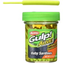 Berkley Gulp! Alive! Baby Sardine - Chartreuse