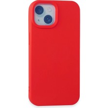Eco Port Iphone 15 Kılıf Nano Içi Kadife Silikon - Kırmızı