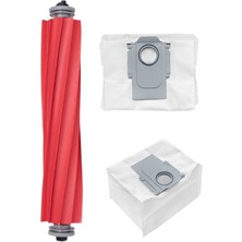 Küche&haus Roborock Qrevo Uyumlu Anafırça Yanfırça Mop Toztorbası Seti