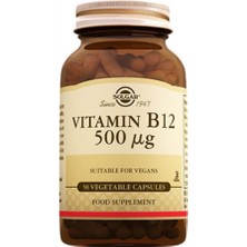 Solgar Vitamin B12 500 Mcg 50 Kapsül