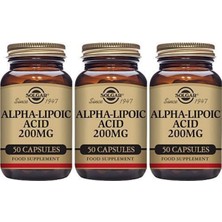 Solgar Alpha Lipoic Acid 200 Mg 50 Kapsül 3 Adet