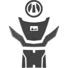 Grippatch Aprilia TUONO-660/FACTORY 2025 Ile Uyumlu Depo ve Depo Kapağı Koruma 6d Karbon Tank Pad