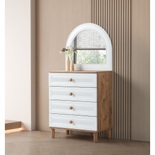 Çınar 4 Çekmeceli Bohem Ayaklı Tasarım Şifonyer