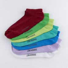 Lion Monroe Kız Çocuk 7'li Pamuklu Renkli Patik Çorap X1885A6NS