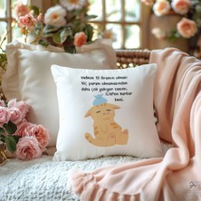 Qoeuyl Boutique 10 Liramın Olması Hiç Param Olmamasından Daha Çok Yakıyor Canımı Baskılı Komik Hediyelik Yastık