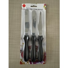 Zuzu Pasta Malzemeleri Krema Sıvama Spatula Seti 3'lü