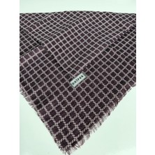 Eripek Desenli Flamalı Keten Eşarp- 06112-02