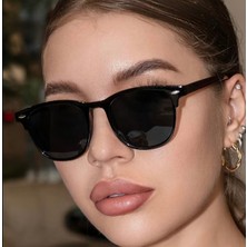 Huma Butik Takı Aksesuar Her Yüze Uygun Retro Esintili Siyah Gözlük