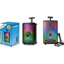 Go İthalat Bluetooth Mikrofon - Kumandalı Speaker Işıklı 2400MAH 256X228X421MM 20W - 100HZ-20KHZ - 85DB PL-4432 (784)