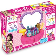 Barbie 03509 Güzellik Salonu Renkli Aksesuarlar ile Çocuklar İçin Eğlenceli Oyun Seti