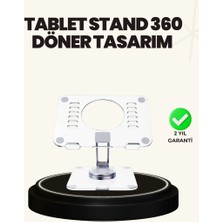 Zero Land Nrzsnt Ayarlanabilir Şeffaf Tablet Standı Kaymaz Silikon Tabanlı