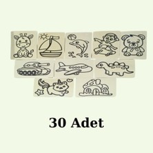 Nostaljik Lezzetler Kum Boyama Seti 30 Adet A5 Boyutunda (20X13.5)
