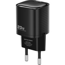 Realpower Gan 20W Usb-C Hızlı Şarj Cihazı ve Kablo Set Siyah Pd (Usb-C - Lightning) TCS20WBK